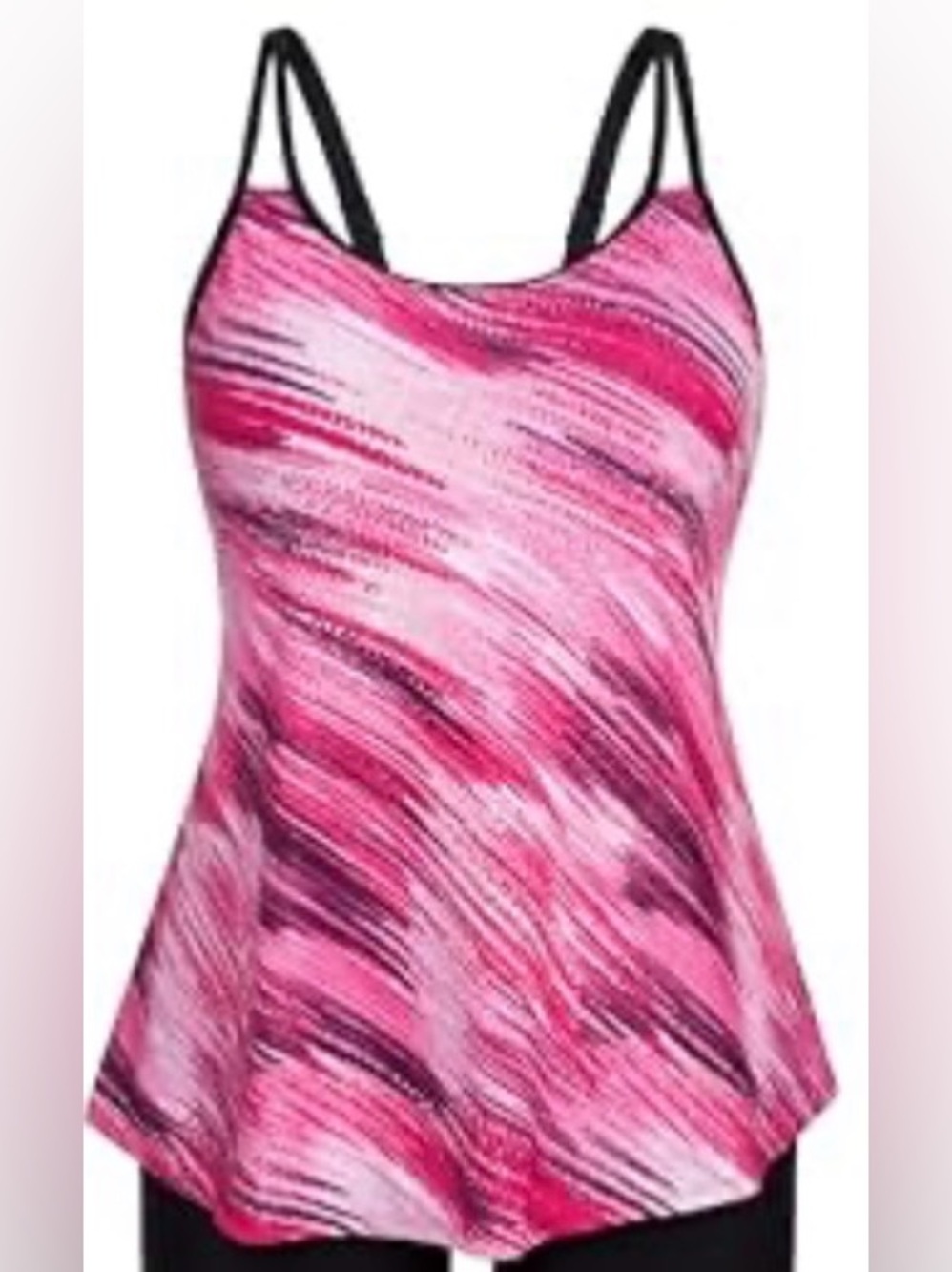 Hanna Nikole:Women’s Swim Tankini (ptp approx 21in) Size 20W